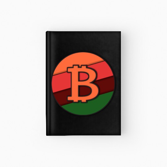 Bitcoin Logo, Btc logo Hardcover Journal