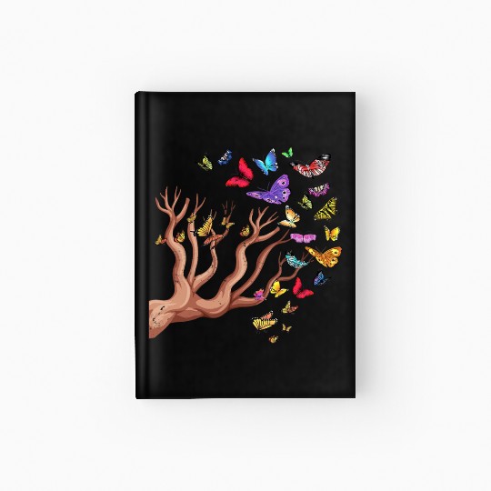 Monarch Butterflies Nature Butterfly Hardcover Journal