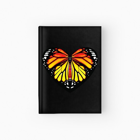 Monarch Butterfly Heart Mom Butterfly Lover Mom Hardcover Journal