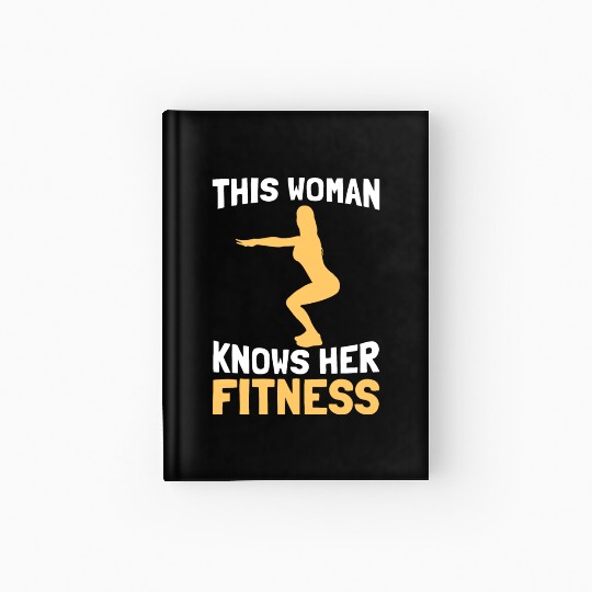 Fitness Gym Workout Hardcover Journal