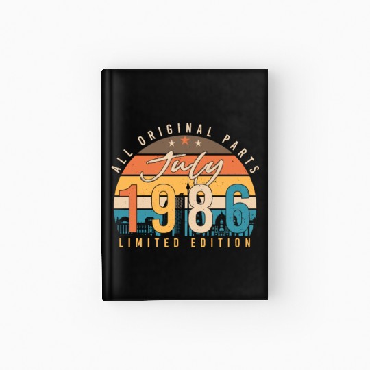 1986 July Limited Edition Hardcover Journal