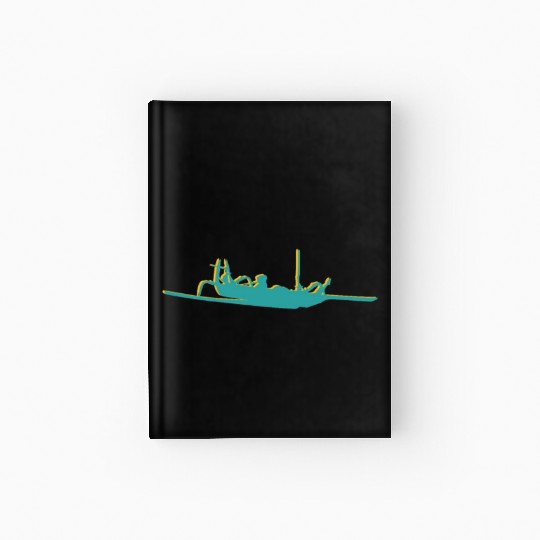 Captain, canoe, jukung Hardcover Journal