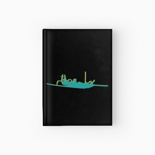 Captain, canoe, jukung Hardcover Journal