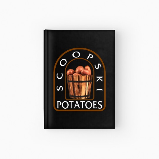 Potato Vegetable Hardcover Journal, Scoopski Potatoes,