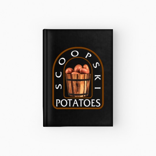 Potato Vegetable Hardcover Journal, Scoopski Potatoes,