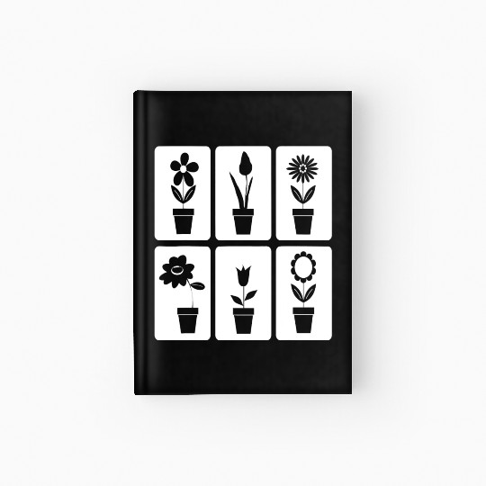 Gardening Plants Pottery Horticulture Garden Hardcover Journal