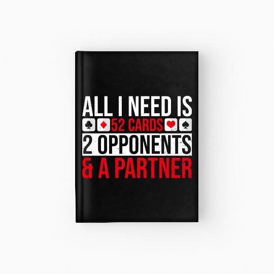 Bridge Design for a Bridge Nerd Hardcover Journal