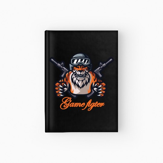 Tiger fight game Hardcover Journal