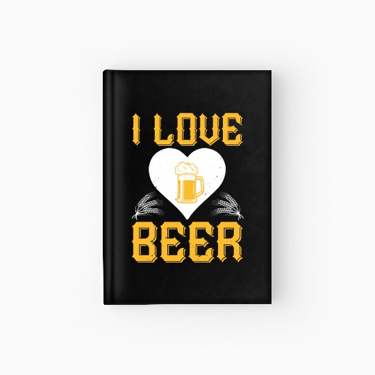 I love beer Hardcover Journal