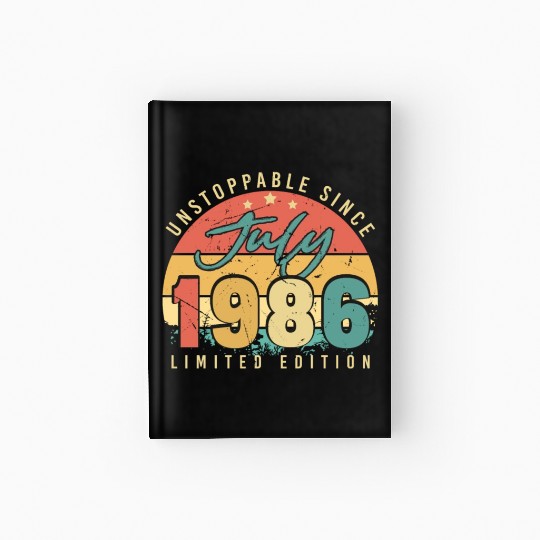 Building Year 1986 In July Hardcover Journal