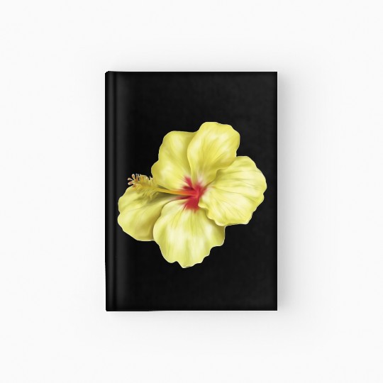 Yellowlicious Hibiscus Hardcover Journal