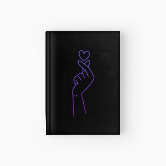 Finger Heart Pocket K-Pop K-Drama Hardcover Journal