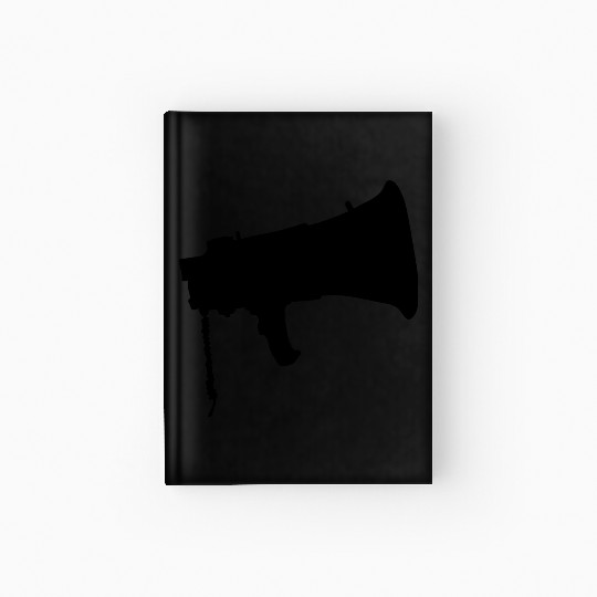 Icon Megaphone Propaganda Icon Hardcover Journal