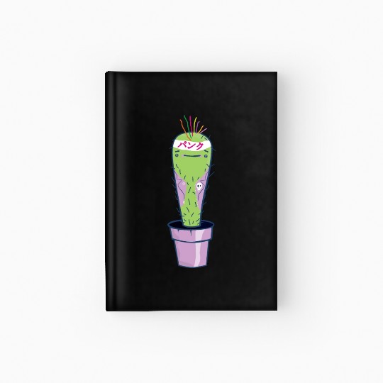 Punk rock cactus. Hardcover Journal
