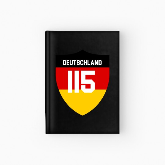 115 germany german deutschland 115 Hardcover Journal