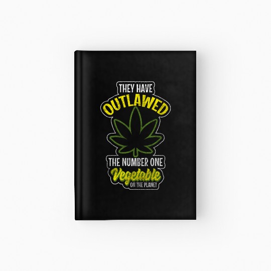 Hemp Stoner Hashish Cbd Hardcover Journal