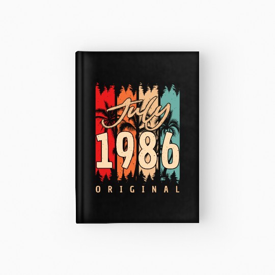 Born July 1986 Hardcover Journal