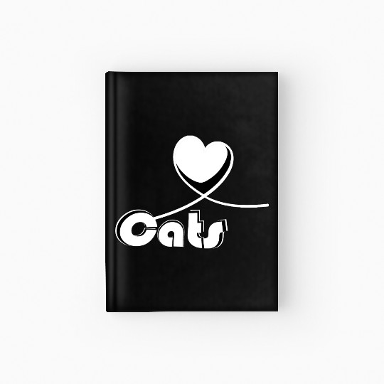 I love cats Hardcover Journal