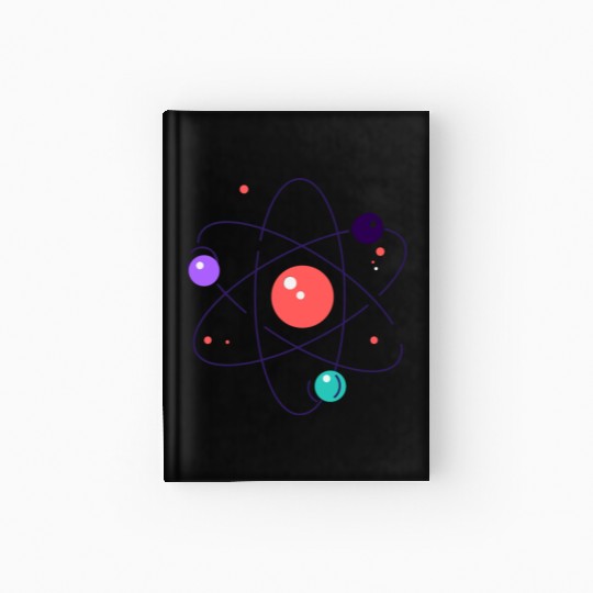 atom, physics, physic, science Hardcover Journal