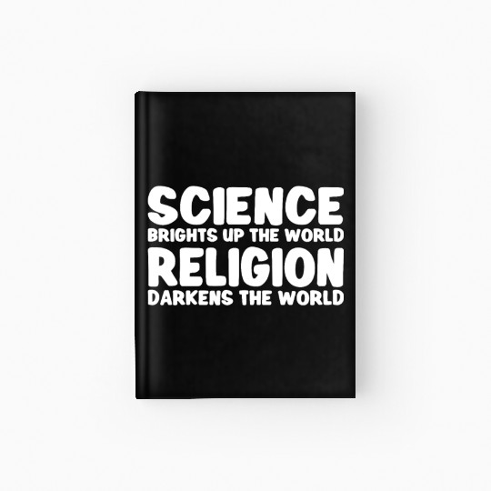 Atheist Atheism Anti Religion Securalism God Sucks Hardcover Journal
