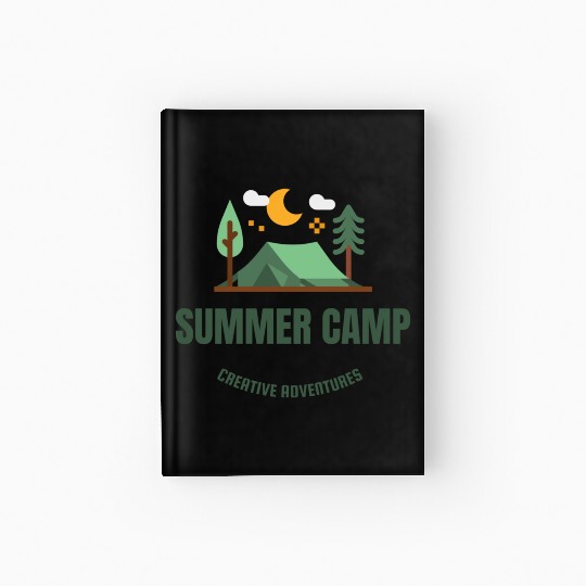 Summer Camp Hardcover Journal