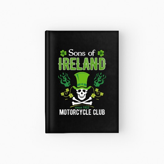 Ireland Motorcycle Club Irish Biker Hardcover Journal