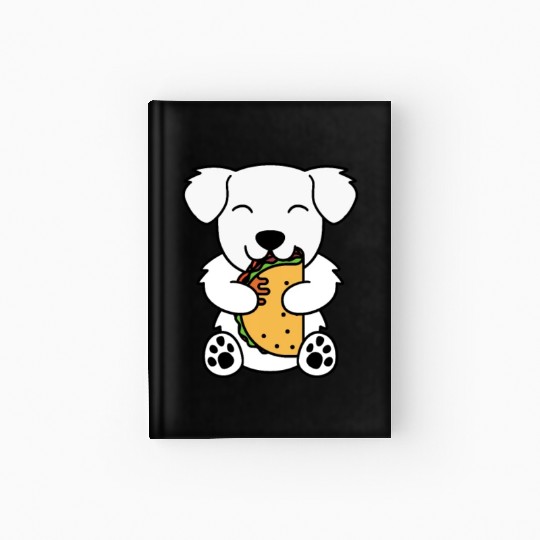 Great Pyrenees Taco Lover Hardcover Journal