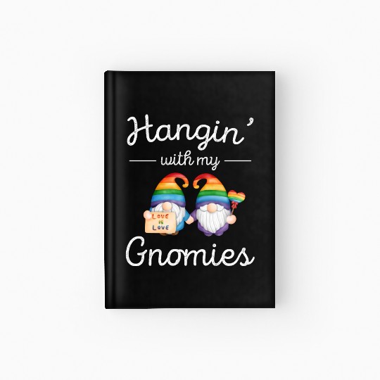 LGBT Gnome Lover Pride Month Hardcover Journal