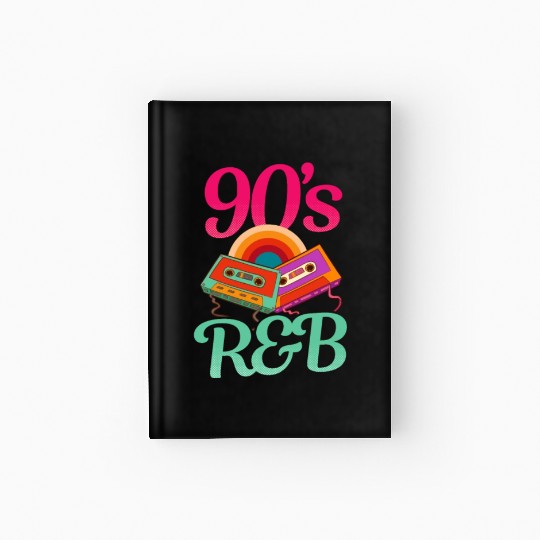 I Love The 90s Vintage 90s R&B Cassette Hardcover Journal
