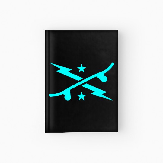 Lightning Skateboard Hardcover Journal