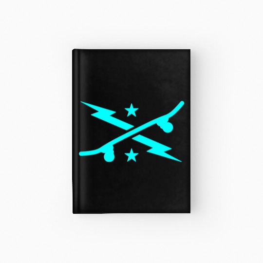 Lightning Skateboard Hardcover Journal