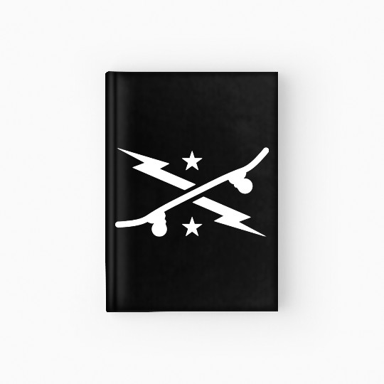 Lightning Skateboard Hardcover Journal