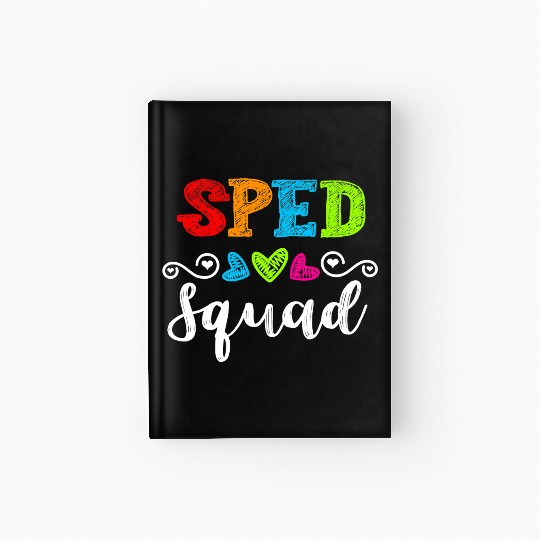 Back To School Team Gift For Special Ed Teacher Hardcover Journal