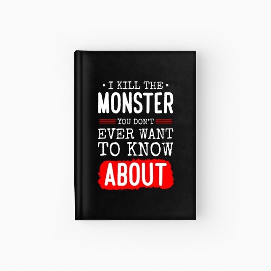 Evil Cute Little Sister Brother Hardcover Journal