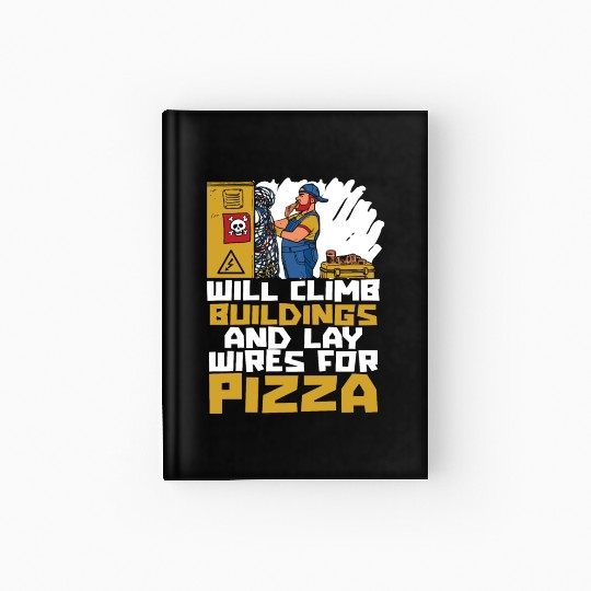 Electrician Electrical Engineer Lineman Hardcover Journal