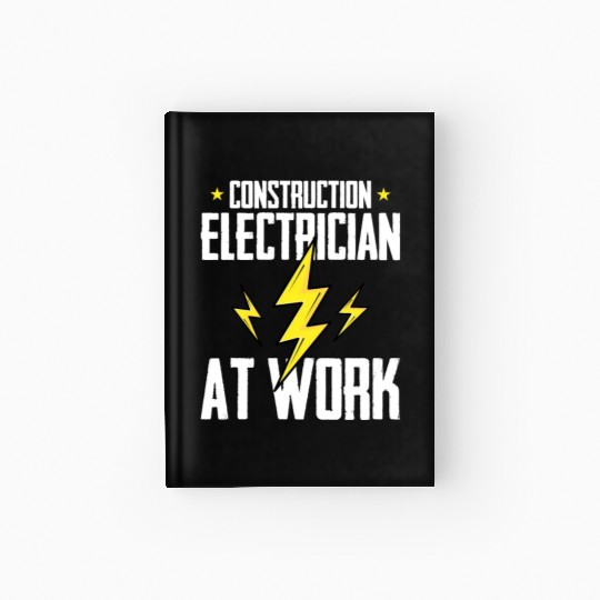 Electrician Electrical Engineer Lineman Hardcover Journal
