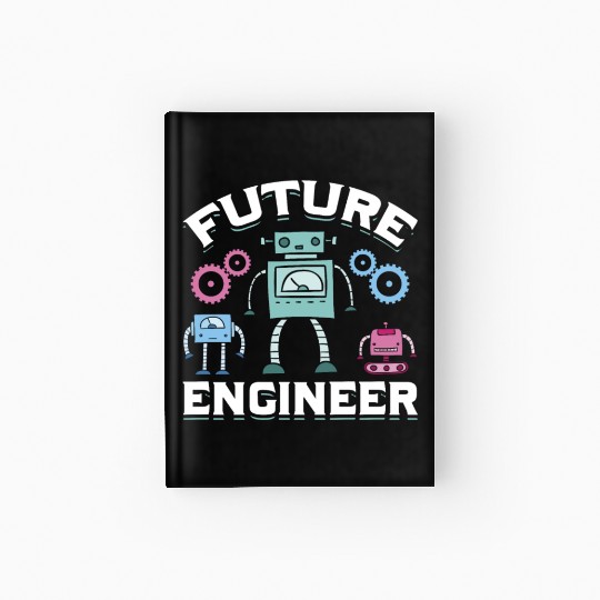 Robot Future Engineer Boys Robotics Hardcover Journal