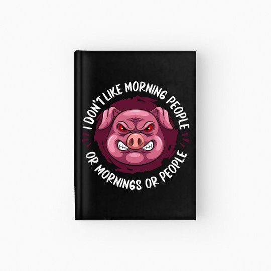Pig Farm Farmer Hardcover Journal