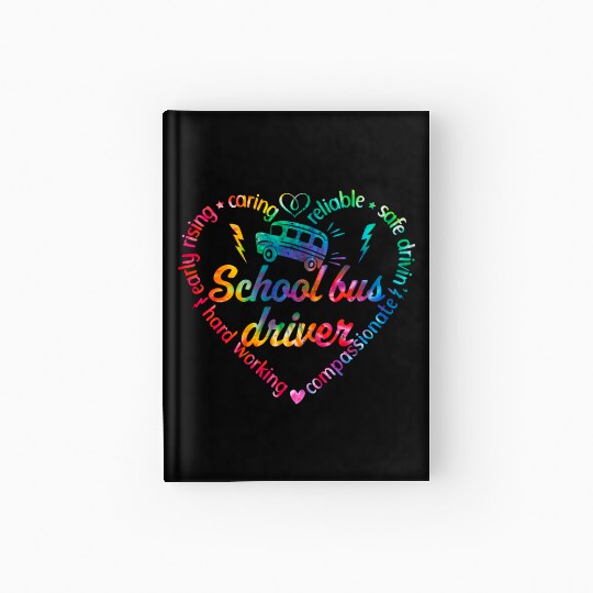 School bus driver back to school Hardcover Journal