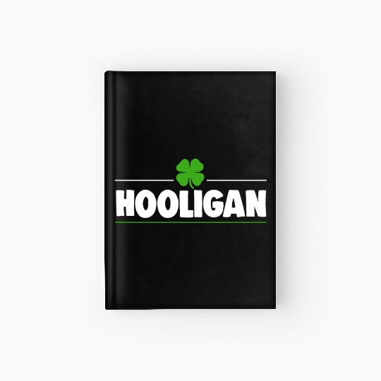 Hooligan Ireland Clover Hardcover Journal