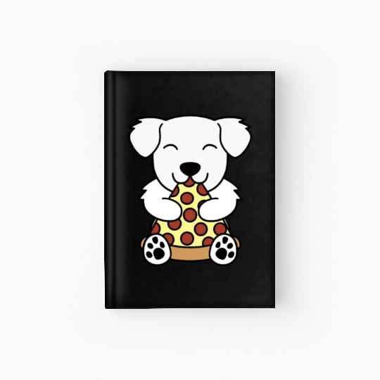 Great Pyrenees Pizza Lover Hardcover Journal