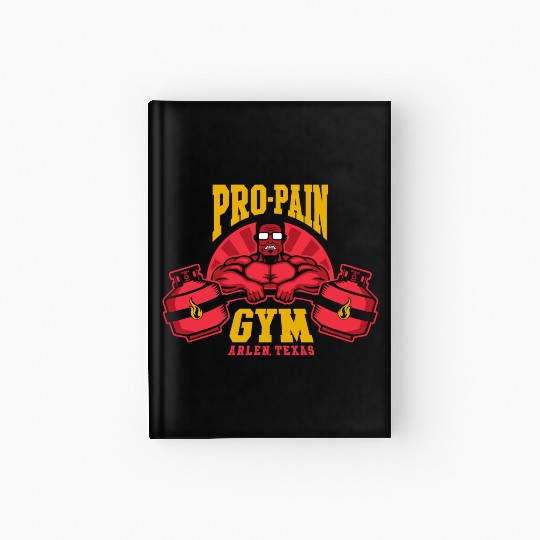 Propane Fitness Gym Hardcover Journal