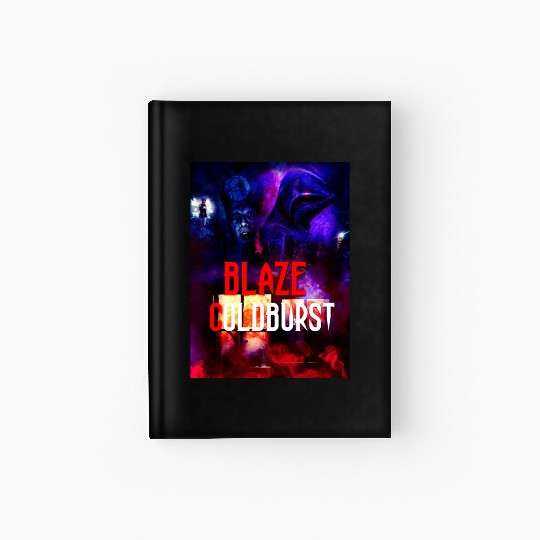 Blaze Goldburst Fantasy Book Thriller Hardcover Journal