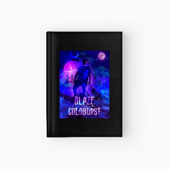 Blaze Goldburst Fantasy Book Brave Man Horror Hardcover Journal