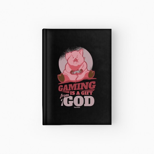 Pig animal piglet farm funny gift Hardcover Journal