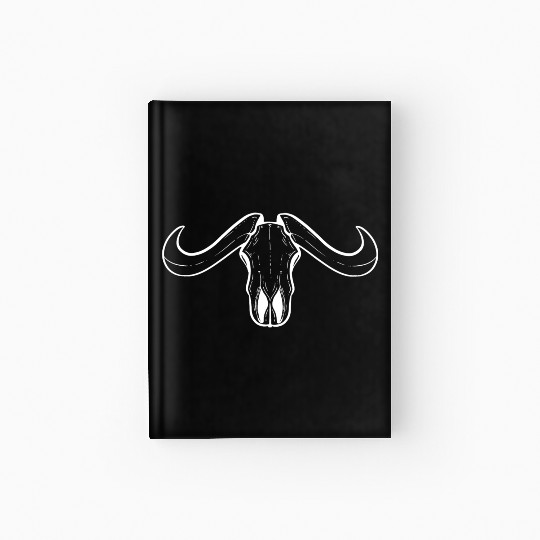 Buffalo Skull Vintage Collector Gift Hardcover Journal