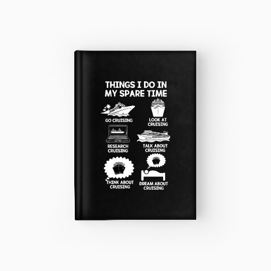 Cruise Gift Cruising Hardcover Journal