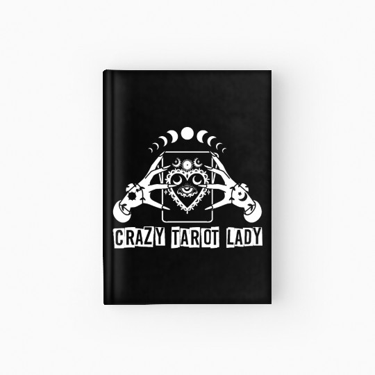 Divination Crazy Tarot Lady Crystal Ball Tarot Hardcover Journal