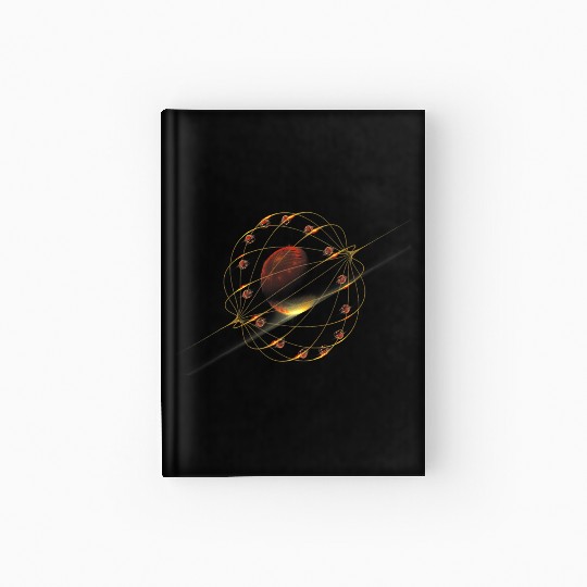 Science Lovers Planets Cosmic Outer Space Novelty Hardcover Journal
