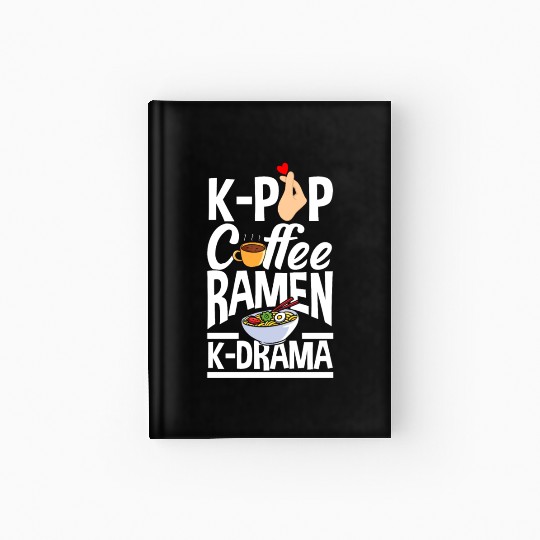 K-Pop K-Drama Korean Pop Music Hardcover Journal